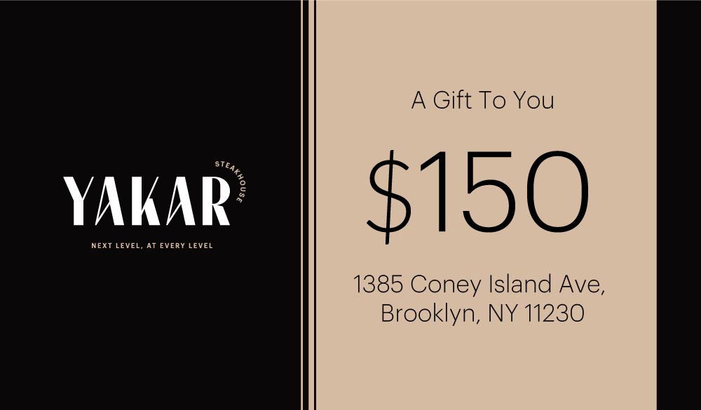 A Gift To You $150