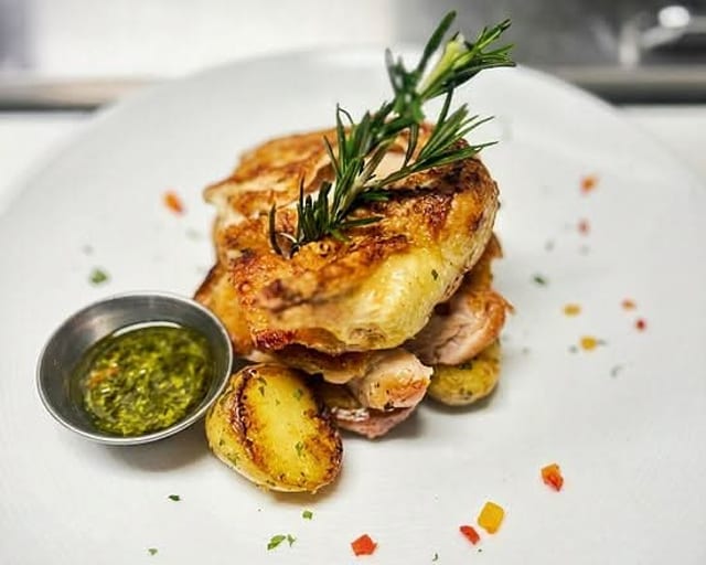 PAN SEARED HALF CHICKEN
